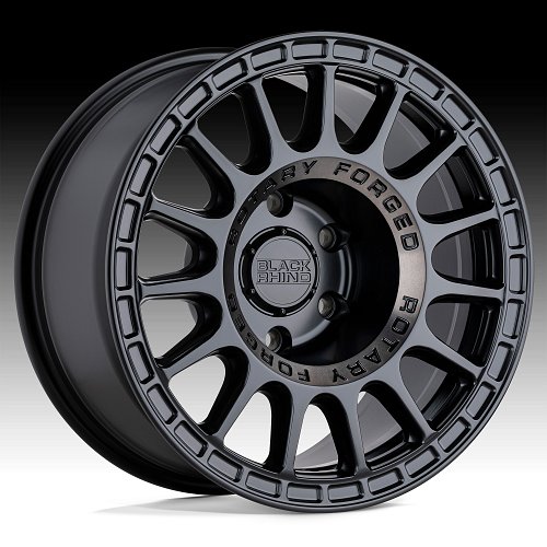 Black Rhino Sandstorm Semi Gloss Black Machined Custom Truck Wheels 1